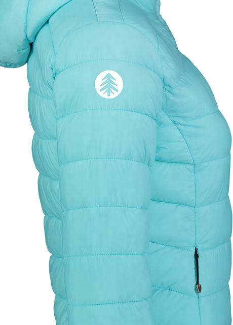 Women's blue quilted jacket MOMENT