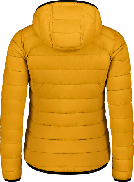 Women's yellow quilted jacket MOMENT