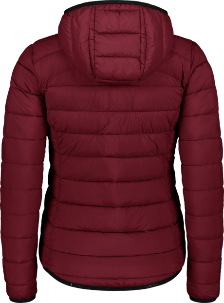 Women's wine red quilted jacket MOMENT