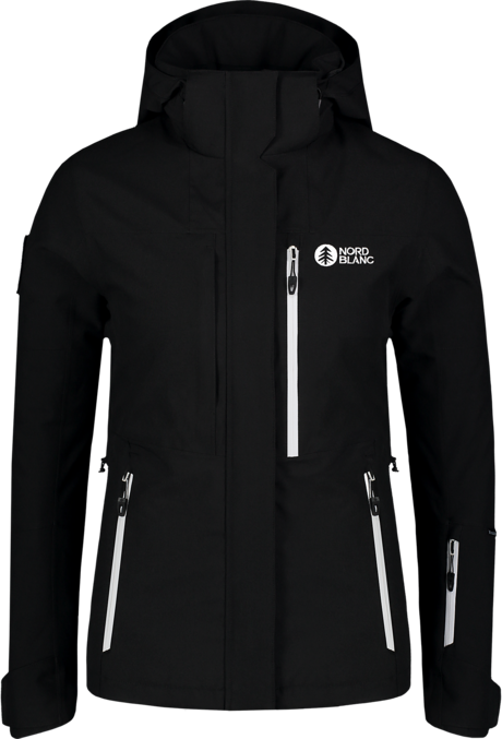 Women's black ski jacket TOPS