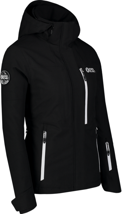 Women's black ski jacket TOPS