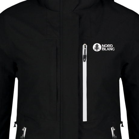 Women's black ski jacket TOPS