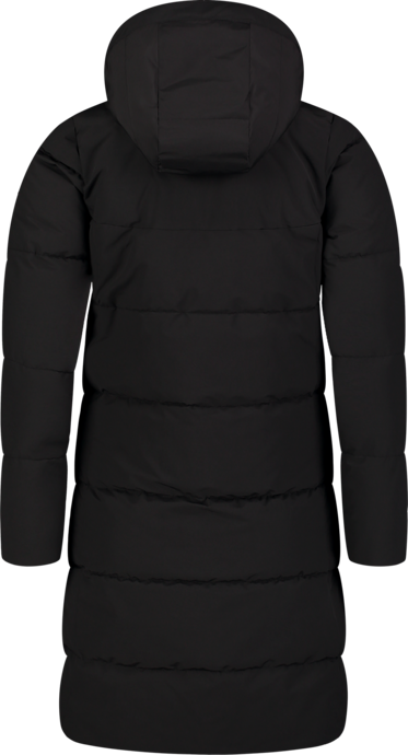 Women's black winter parka EXQUISITE