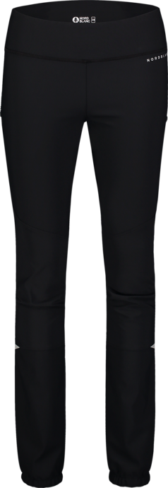 Warme Thermo-Leggings mit Gummibund - schwarz - Damen