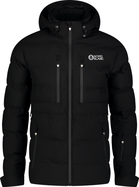 Men's black winter jacket MEMORABLE