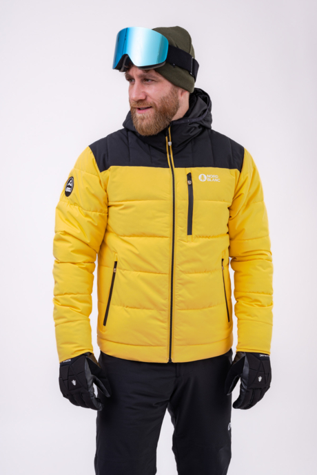 Men s yellow winter jacket STANDOUT NORDBLANC