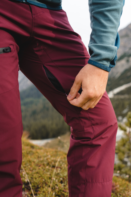 Borszínű férfi vízálló outdoor nadrág ERGONOMICAL