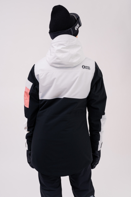 Women's white snowboard anorak SNOWSTORM