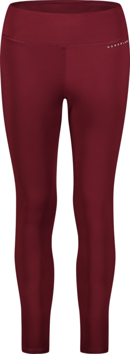 Damen wasserdichte isolierte Leggings weinrot COMPLIANT