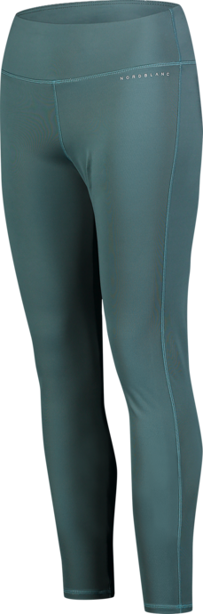 Women's green waterproof insulated leggings COMPLIANT