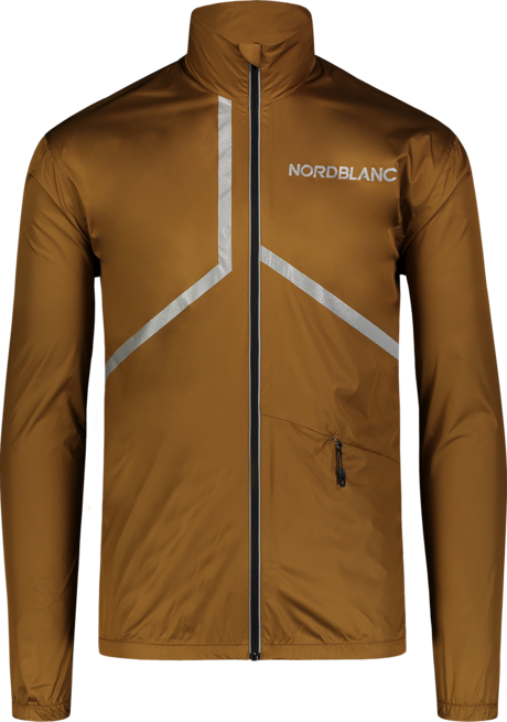 Men's brown ultra light sport jacket REFLECTIVE