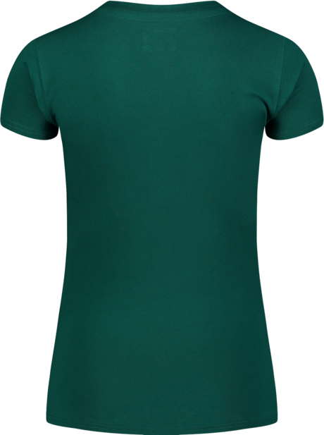 Women's green cotton t-shirt SUNBOW