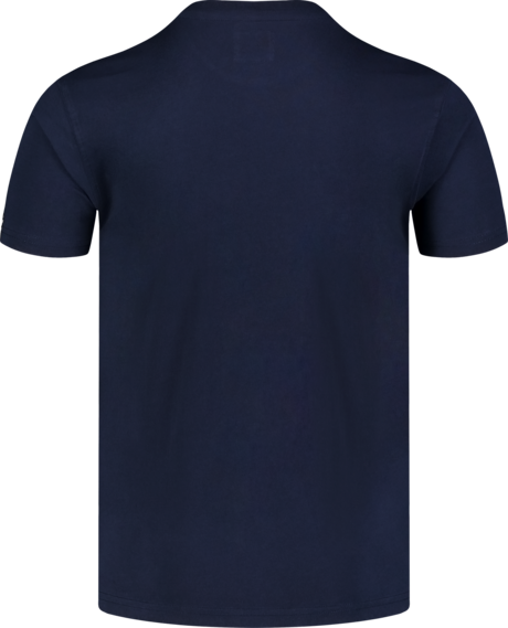 Herren Baumwolle T-Shirt blau GREENWOOD