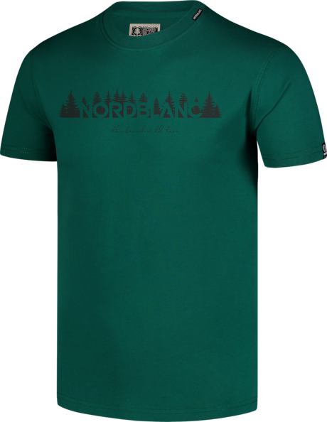 Herren Baumwolle T-Shirt grün GREENWOOD