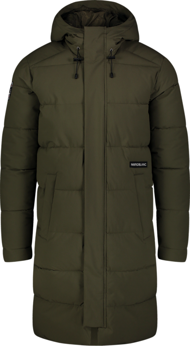 Men's khaki waterproof winter parka HOOD