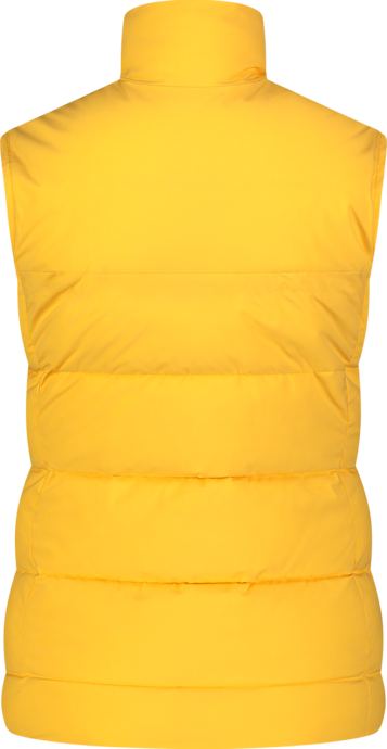 Women's yellow winter vest PANORAMIC