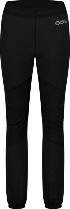 Women's black waterproof insulated leggings WONDERLAND