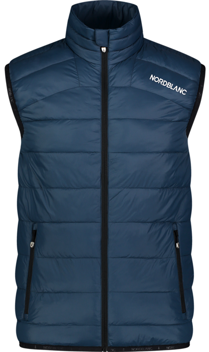 Men s blue winter vest SOULMATE NORDBLANC