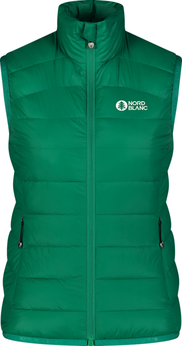 Women's green winter vest APPRECIATE