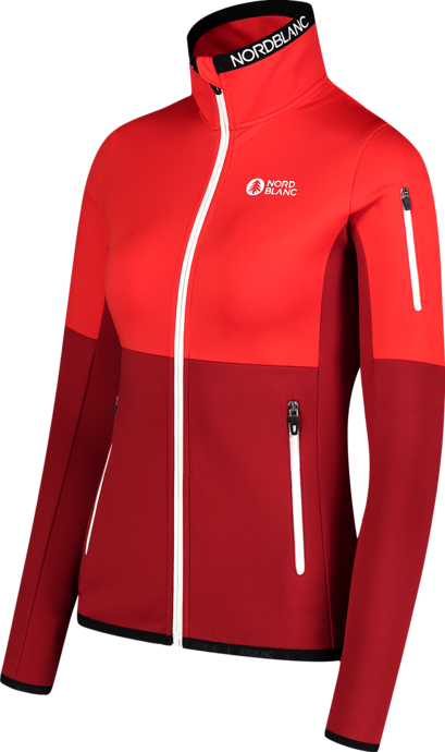 Women's red powerfleece jacket GIMMICK