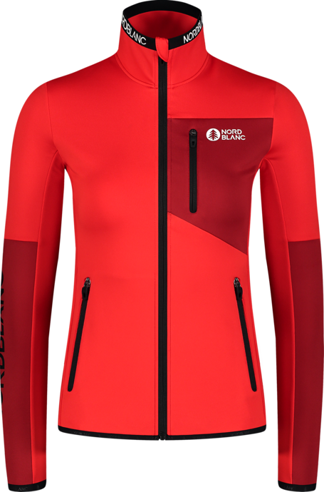 Women's red powerfleece jacket HEATUP