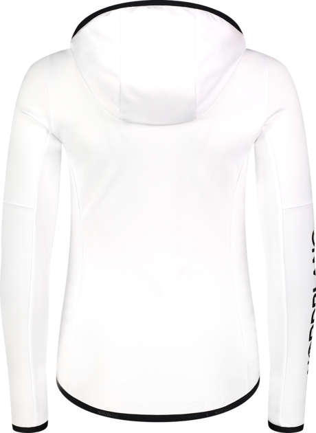 Women's white powerfleece jacket WARMNESS