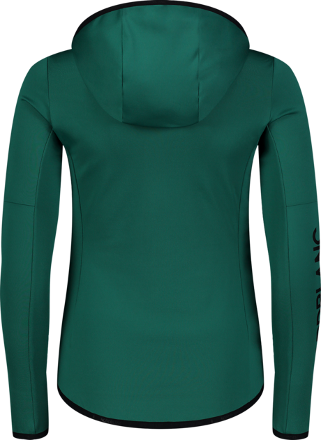 Women's green powerfleece jacket WARMNESS