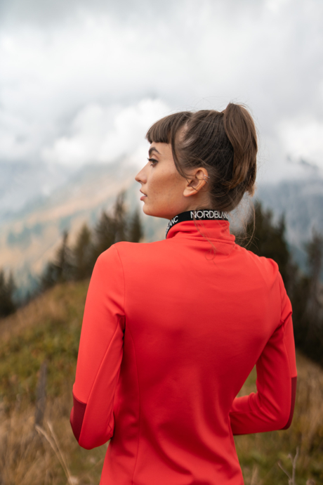 Rdeča ženska powerfleece jakna HEATUP