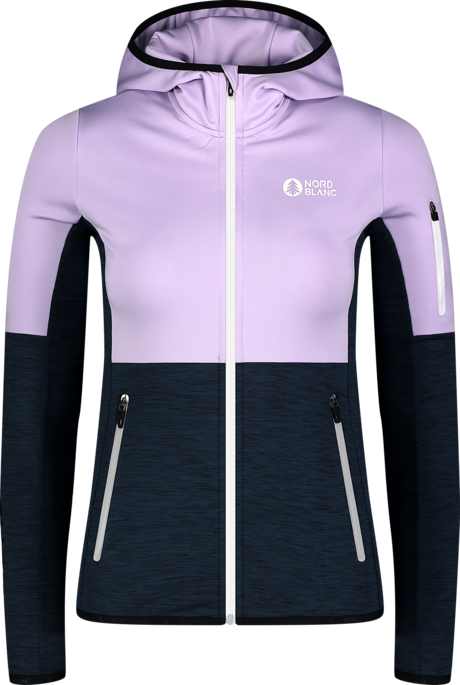 Women's violet powerfleece jacket DISARMING