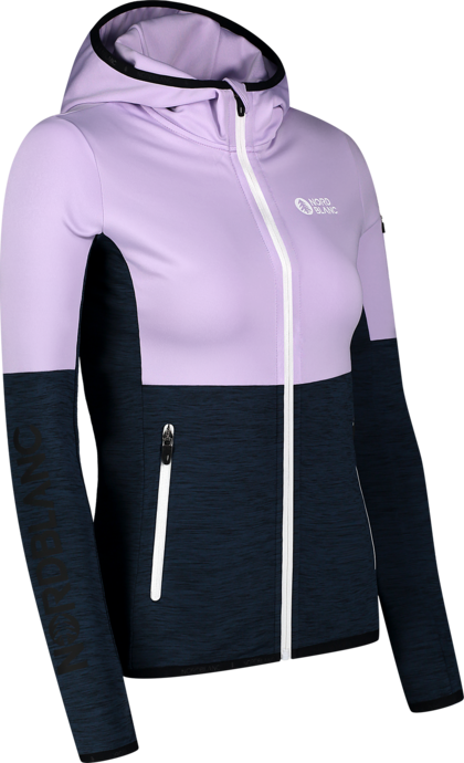 Women's violet powerfleece jacket DISARMING