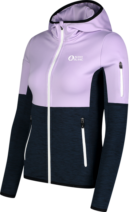 Women's violet powerfleece jacket DISARMING