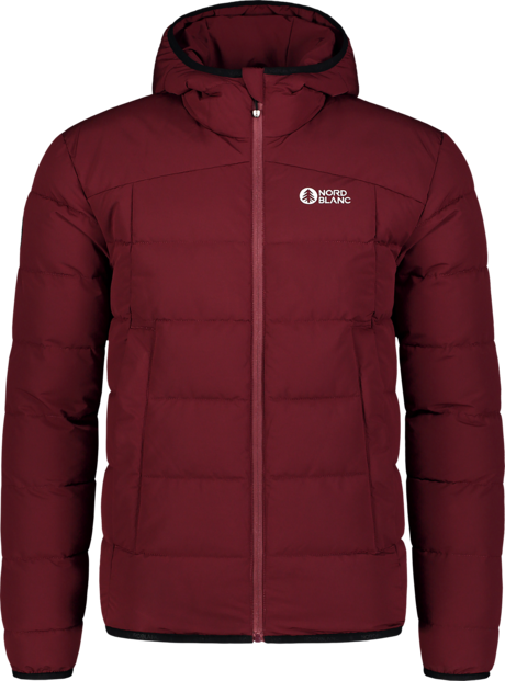 Herren wasserdichte Winterjacke weinrot DEFIANCE