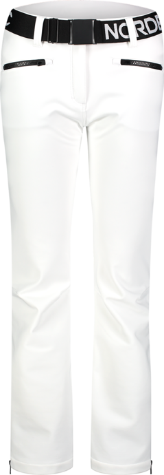 Women's white softshell ski pants PROFOUND