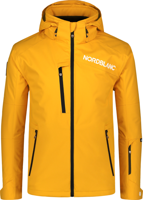 Men's yellow ski jacket ASCEND