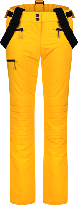 Women's yellow ski pants INDESTRUCTIBLE