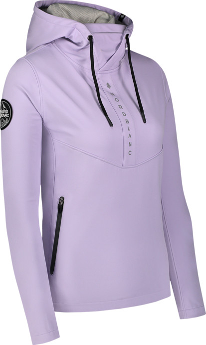 Lila női softshell pulóver EMOTION