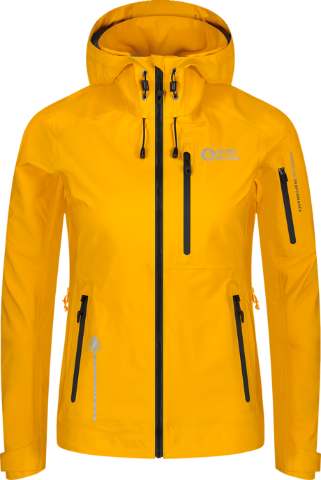 Women's yellow 3LL outdoor jacket DESTINY