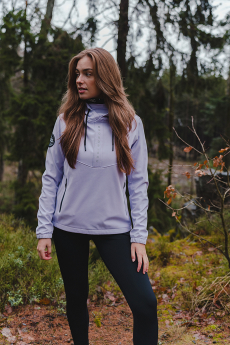 Fialová dámská softshellová mikina EMOTION