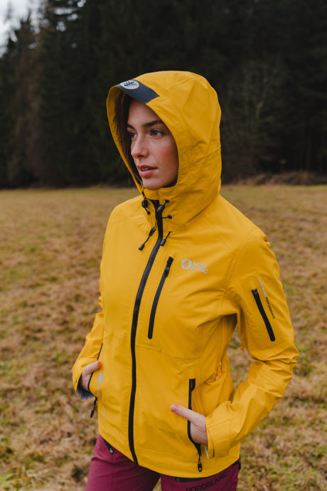 Women's yellow 3LL outdoor jacket DESTINY