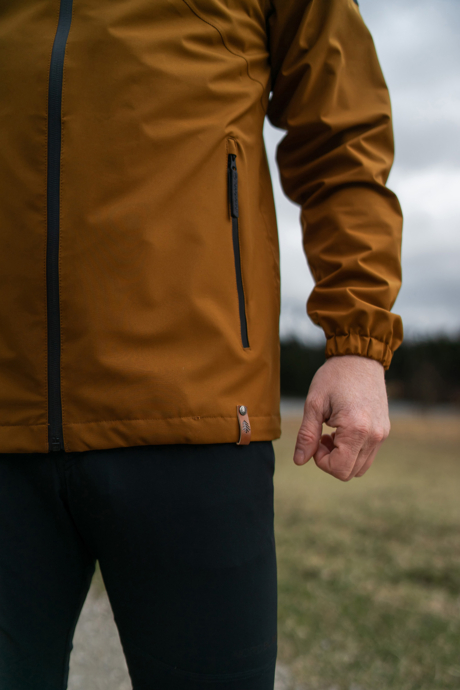 Barna férfi vízálló outdoor dzseki/kabát PINE