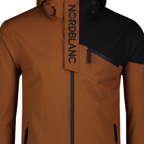 Barna férfi vízálló outdoor dzseki/kabát PINE