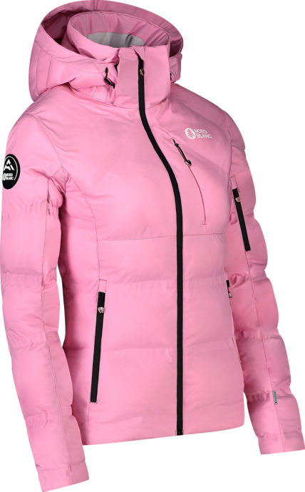 Pink winter jacket womens on sale