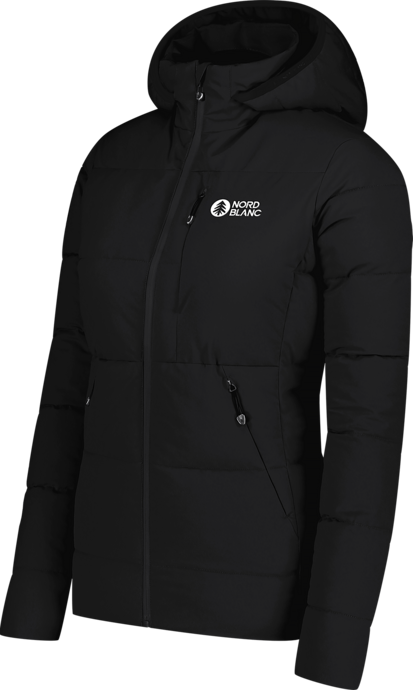 Damen wasserdichte Winterjacke schwarz COCOA