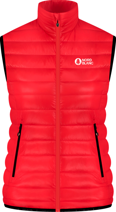 Women's red winter vest UNDERCOAT