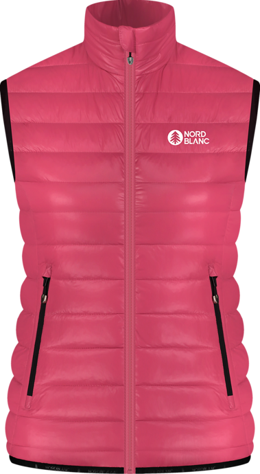 Women's pink winter vest UNDERCOAT