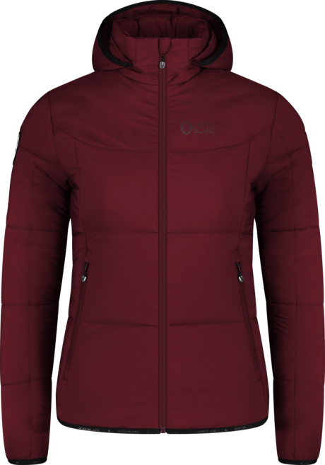 Women's wine red winter jacket ICEFLOES