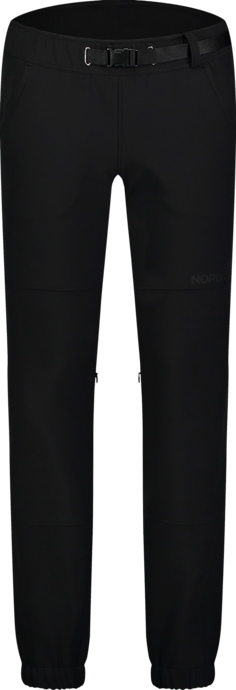 Women's black softshell track pants PREPAREDNESS