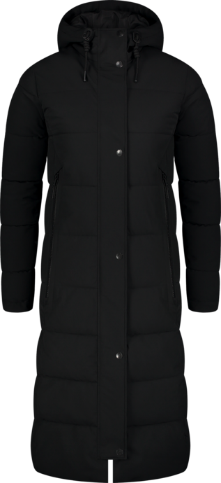 Women's black winter parka BLANKET