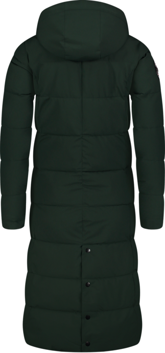 Women's green winter parka BLANKET