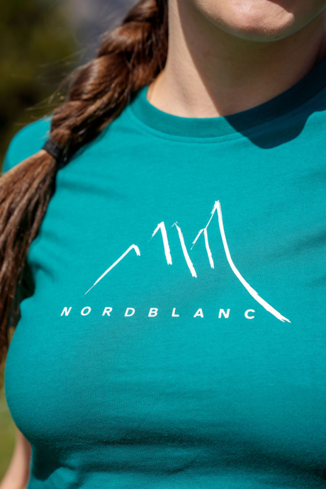 Damen Baumwolle T-Shirt grün INLET